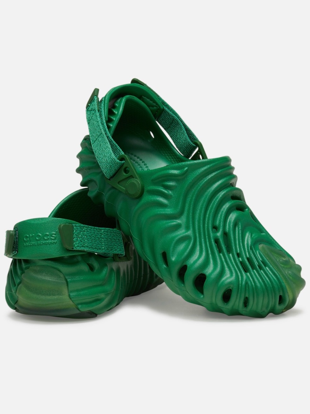 CROCS Kids Salehe Bembury The Pollex Clog Curry (Green) Size j3